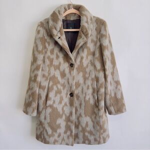 Vintage Isabell Brown Animal Print Coat‎ Jacket